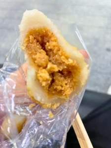 台北・行天宮でお餅が人気の「不老客家伝統麻糬」の花生(ピーナッツ)