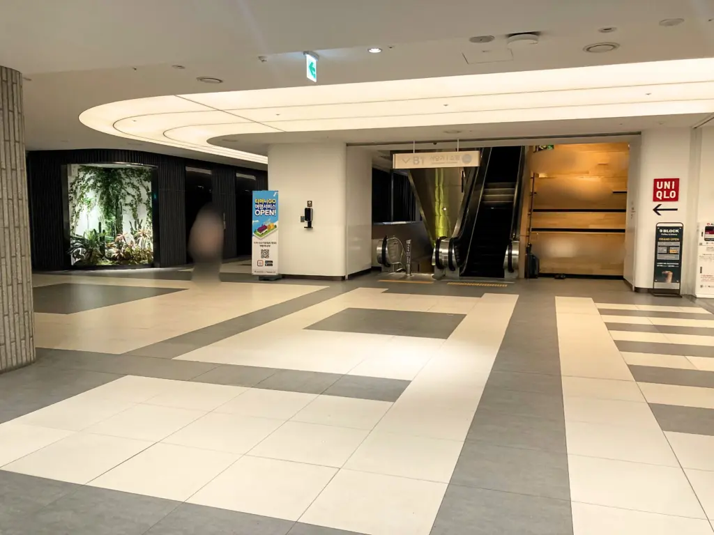 セントラルシティから高速バスターミナル乗り場へのルート④