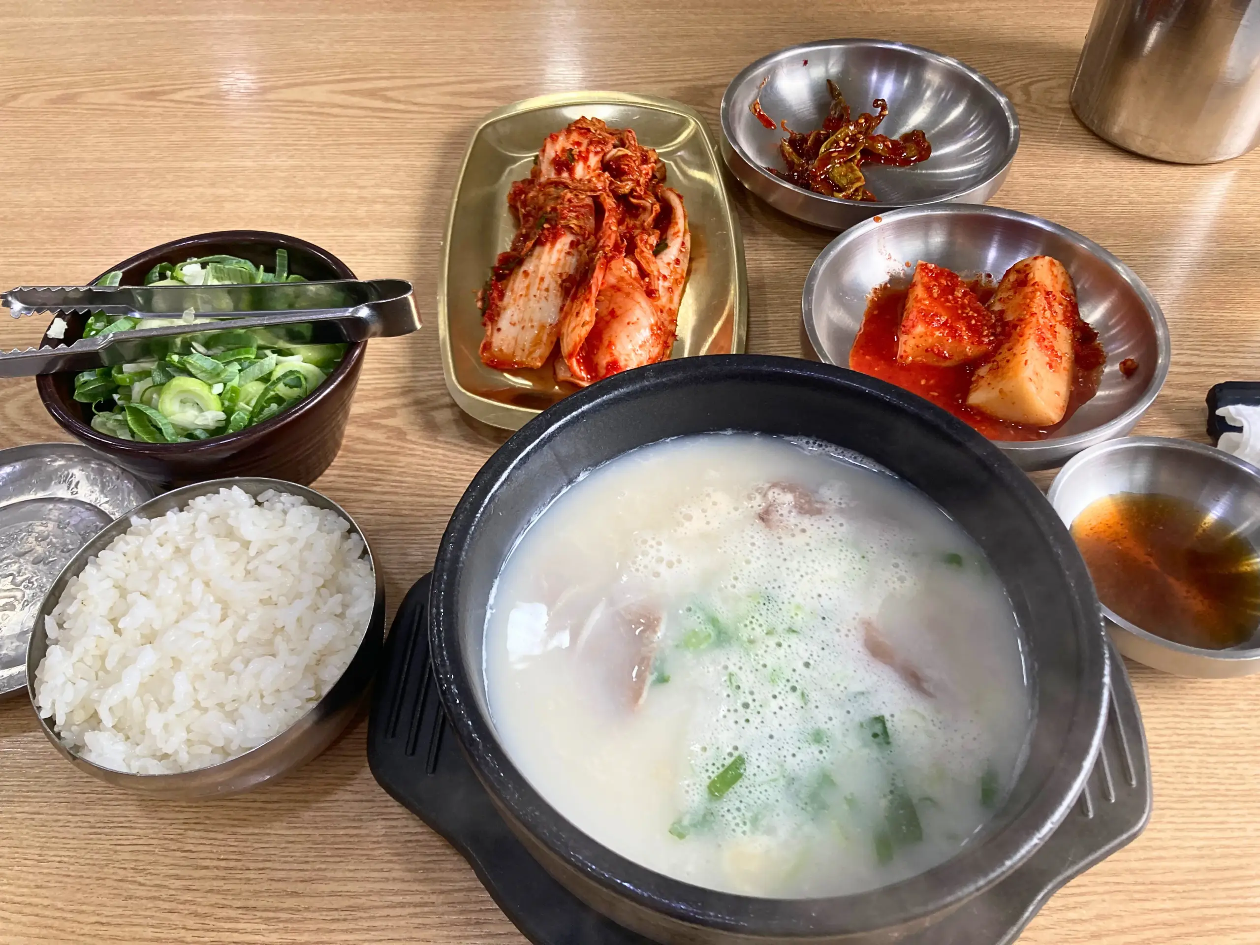 韓国・清州の江村ソルロンタン（강촌설렁탕）