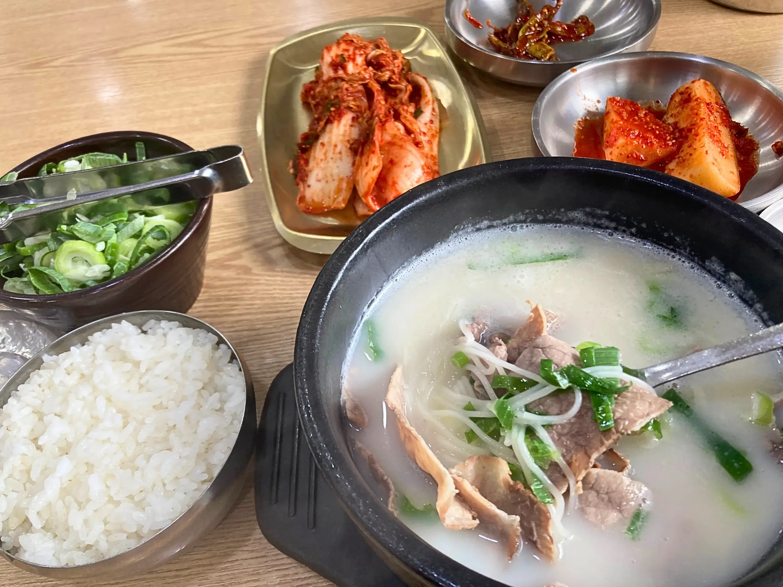 韓国・清州の江村ソルロンタン（강촌설렁탕）
