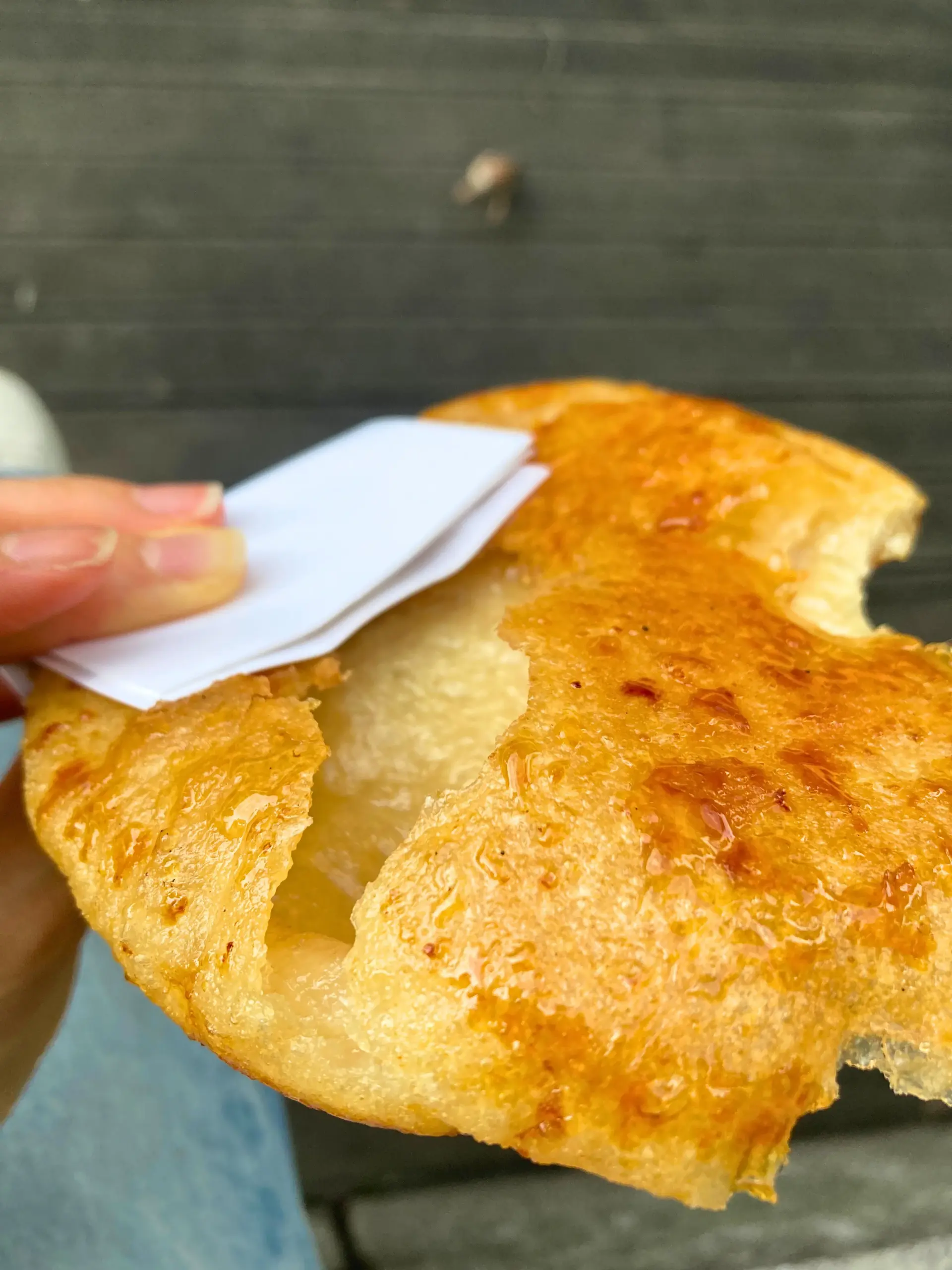 韓国・清州のチョルチョルホトク（쫄쫄호떡）のホットク