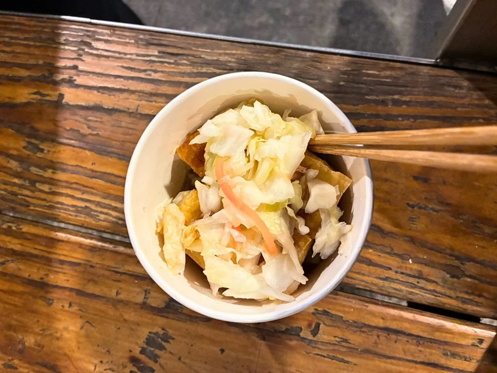 台湾名物「臭豆腐」